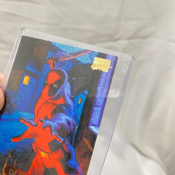 1994 Marvel Masterpieces Collectible Base Card Deadpool #28 Fleer - Picture 9 of 9